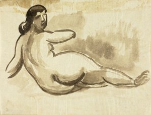 Nu féminin couché