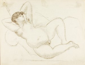 Nu féminin couché - Carl Newman
