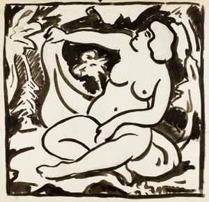 Nu couché - Carl Newman