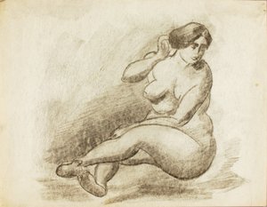 Nus féminins assis - Carl Newman