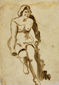 Femme assise - Carl Newman