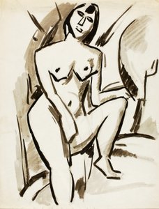 Nu féminin debout