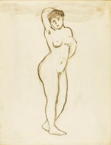 Nu féminin debout