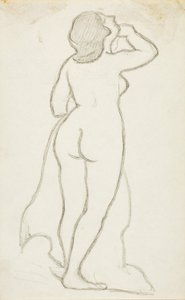 Nu féminin debout - Carl Newman