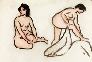 Deux nus féminins