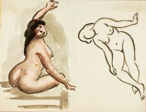 Deux nus féminins