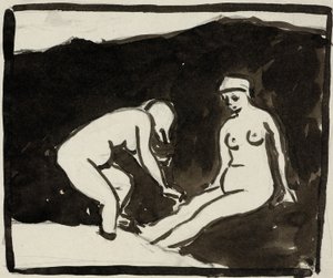 Deux nus féminins