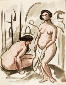 Deux figures nues - Carl Newman