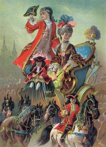 Dans le char, illustration de 