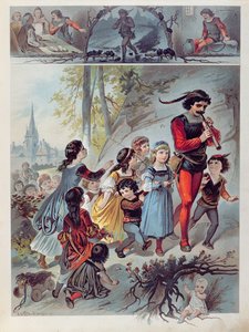 Le Joueur de Flûte de Hamelin, c.1880 - Carl Offterdinger