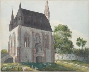 La Totenkapelle à Kiedrich, vers 1814