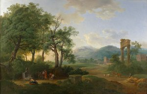 Paysage arcadien - Carl Philipp Schallhas