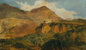 Paysage de montagne du sud - Carl Rahl