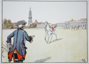 Vieux Fritz et son cheval préféré - Carl Röchling