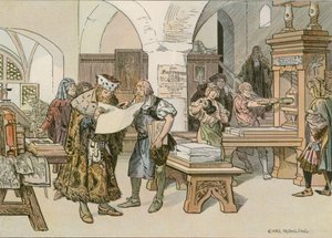 Jean Cicéron assistant au premier imprimeur de livres à Stendal en 1490 - Carl Rohling