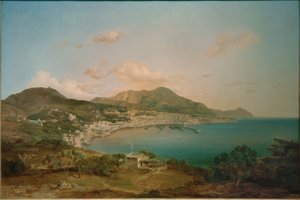 Vue sur Gênes - Carl Rottmann