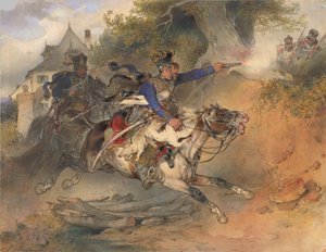 Le hussard fourrageur - Carl Schindler
