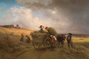 Retour de la fenaison avant l