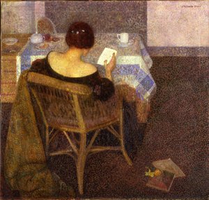 À la table de café