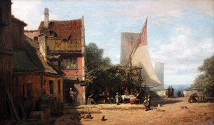 Vieille auberge au lac de Starnberg