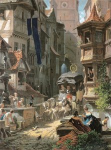 Arrivée de la diligence