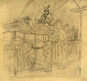En voyage, milieu-fin 19ème siècle, vers 1924 - Carl Spitzweg