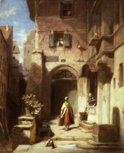 À la pharmacie des cigognes - Carl Spitzweg