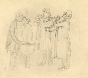 Bettelmusikanten, milieu-fin du 19ème siècle, vers 1924 - Carl Spitzweg