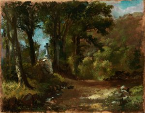 La croix dans la forêt - Carl Spitzweg