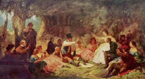 Le pique-nique - Carl Spitzweg