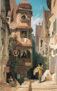 Le facteur dans la vallée des roses