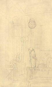 Der Kaktusfreund, milieu-fin 19ème siècle, c1924 - Carl Spitzweg