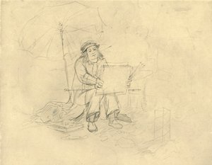 Der Landschaftsmaler II - Carl Spitzweg