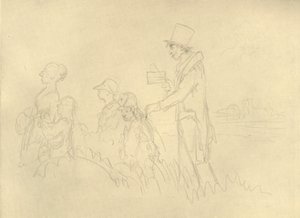 Der jüdische Magister, milieu-fin du XIXe siècle, vers 1924 - Carl Spitzweg