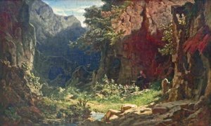 Un ermite - Carl Spitzweg