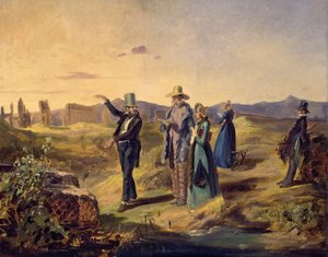 Anglais dans la Campagne romaine - Carl Spitzweg