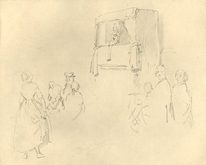Kasperltheater I - Carl Spitzweg