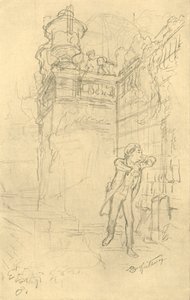 Malvolios Enkel, milieu-fin 19ème siècle, vers 1924 - Carl Spitzweg