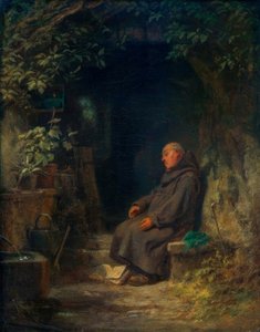Vieil ermite endormi - Carl Spitzweg