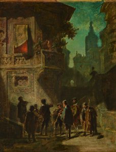 Sérénade espagnole du Barbier de Séville, vers 1856 - Carl Spitzweg