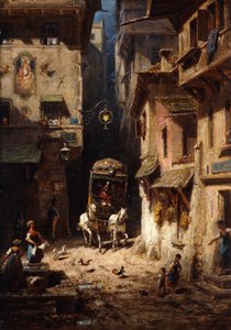 La Poste, vers 1875-1880 - Carl Spitzweg
