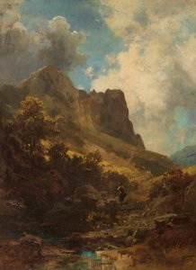 Canyon de la vallée avec une laitière