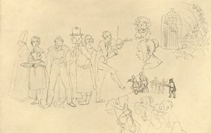 Verschiedene Typen - Carl Spitzweg