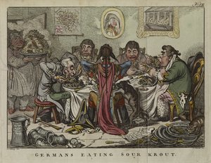 Les Allemands mangeant de la choucroute, 7 mai - Carl Starcke