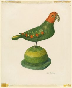 Oiseau sculpté allemand de Pennsylvanie - Carl Strehlau
