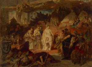 Thusnelda dans le triomphe de Germanicus - Carl Theodor von Piloty
