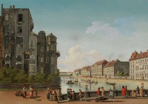 Palais de la ville de Berlin sur la rivière Spree, 1768