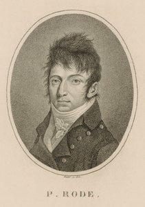 Portrait du compositeur Pierre Jacques Joseph Rode - Carl Traugott Riedel