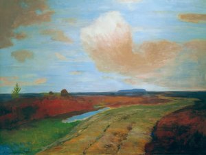 Crépuscule dans la lande