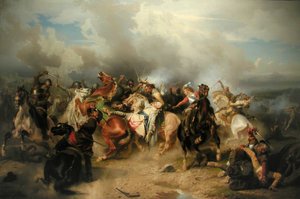 Suédois : Mort de Gustave II Adolphe à la bataille de Lützen Bataille de Lützen (1632) - Carl Wahlbom